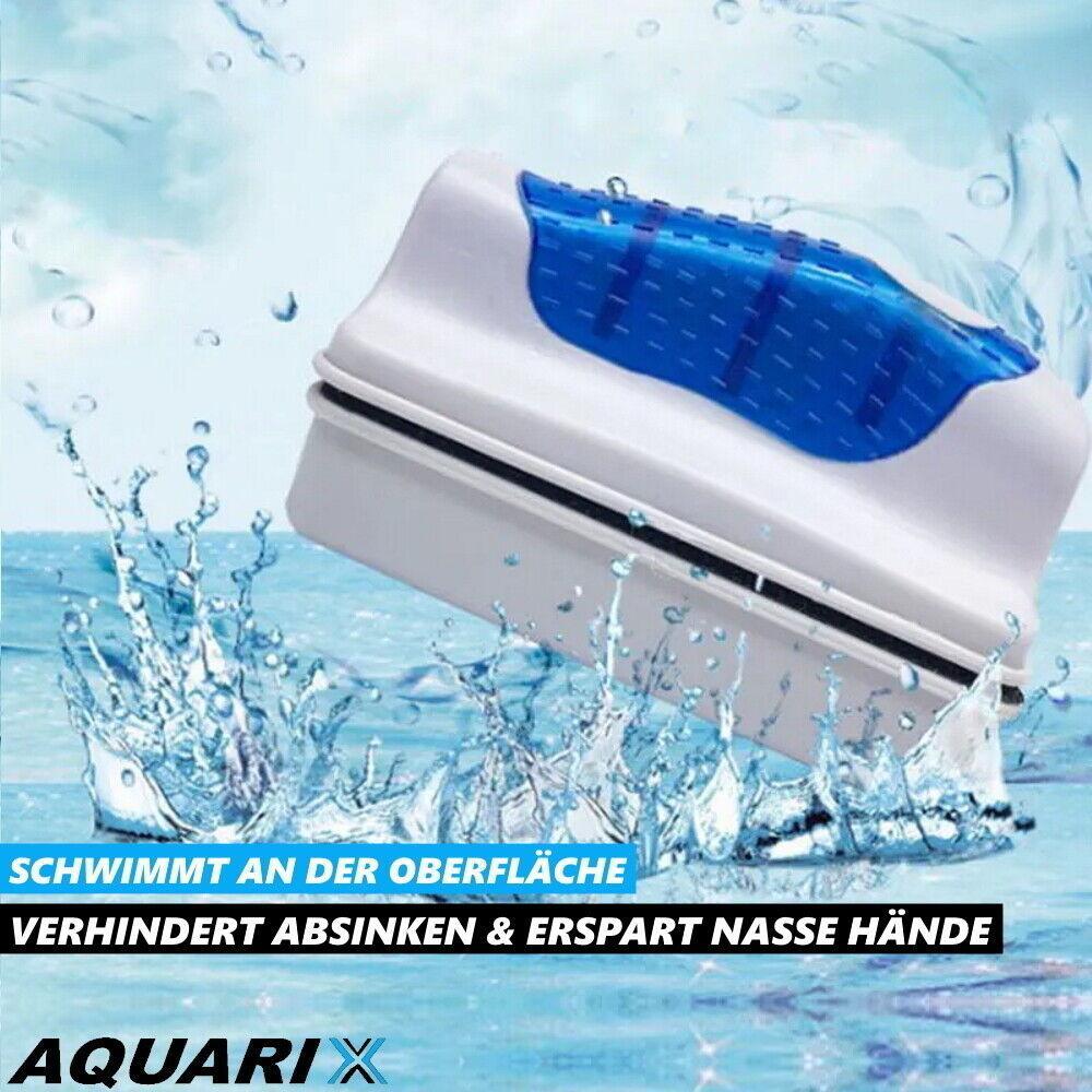 AQUARIX Scheibenreiniger Aquarium Algenmagnet Magnetreiniger schwimmend