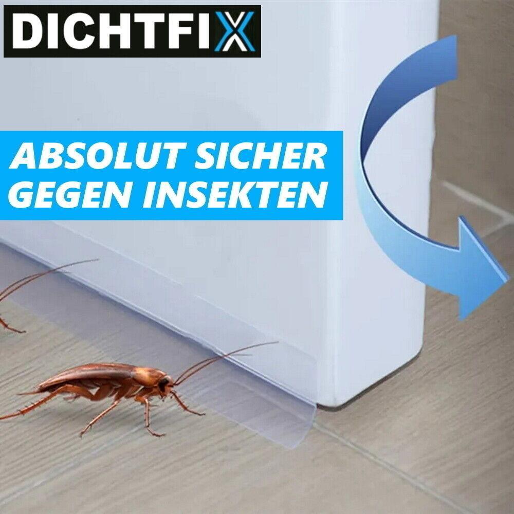 DICHTFIX Silikon Dichtungsstreifen Silikondichtstreifen Türbodendichtung