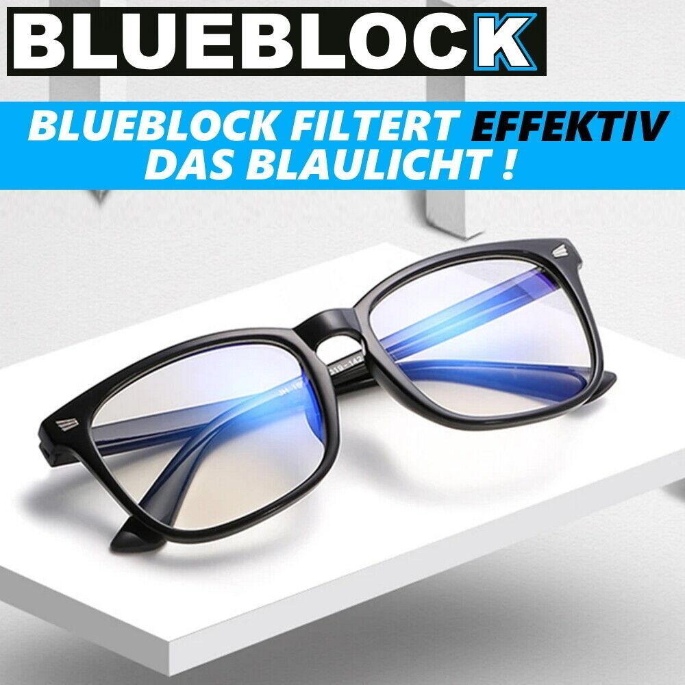 BLUEBLOCK Blaulichtfilter Brille Computer Fernsehen Anti Blaulicht Lesebrille