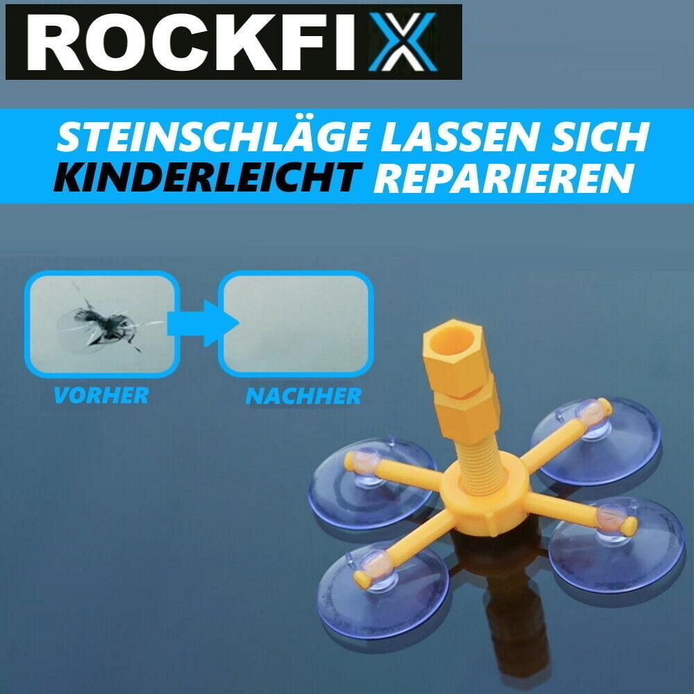 ROCKFIX Windschutzscheiben Reparatur Set Kit Steinschlag Reparatur Frontscheibe