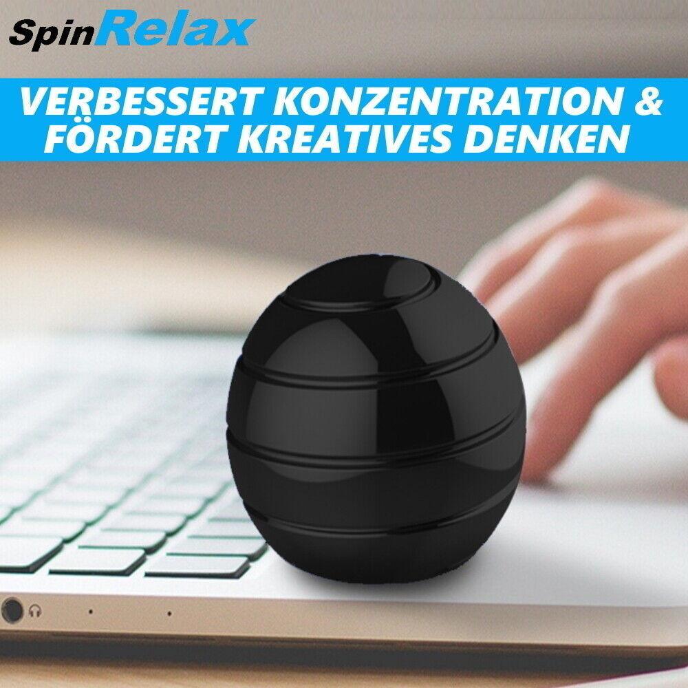 SpinRelax Kinetic Metal Spinner Ball Stress Anti Angst Schreibtischspielzeug