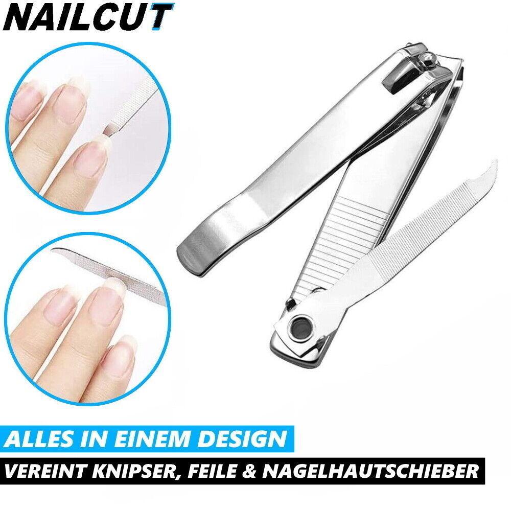NAILCUT Nagelknipser Nagelzange Nagelfeile Nagelhautschieber Nagelschneider