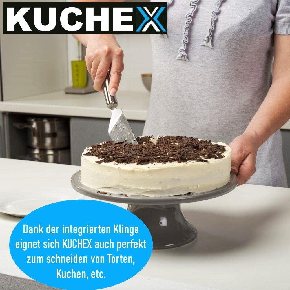 KUCHEX Kuchenheber Edelstahl Tortenmesser Kuchenmesser Tortenheber Pizzaheber