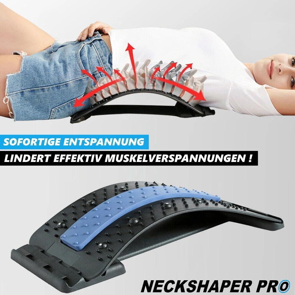 NECKSHAPER PRO Ergonomischer Nackenstrecker Rückenstrecker Nacken Massagegerät