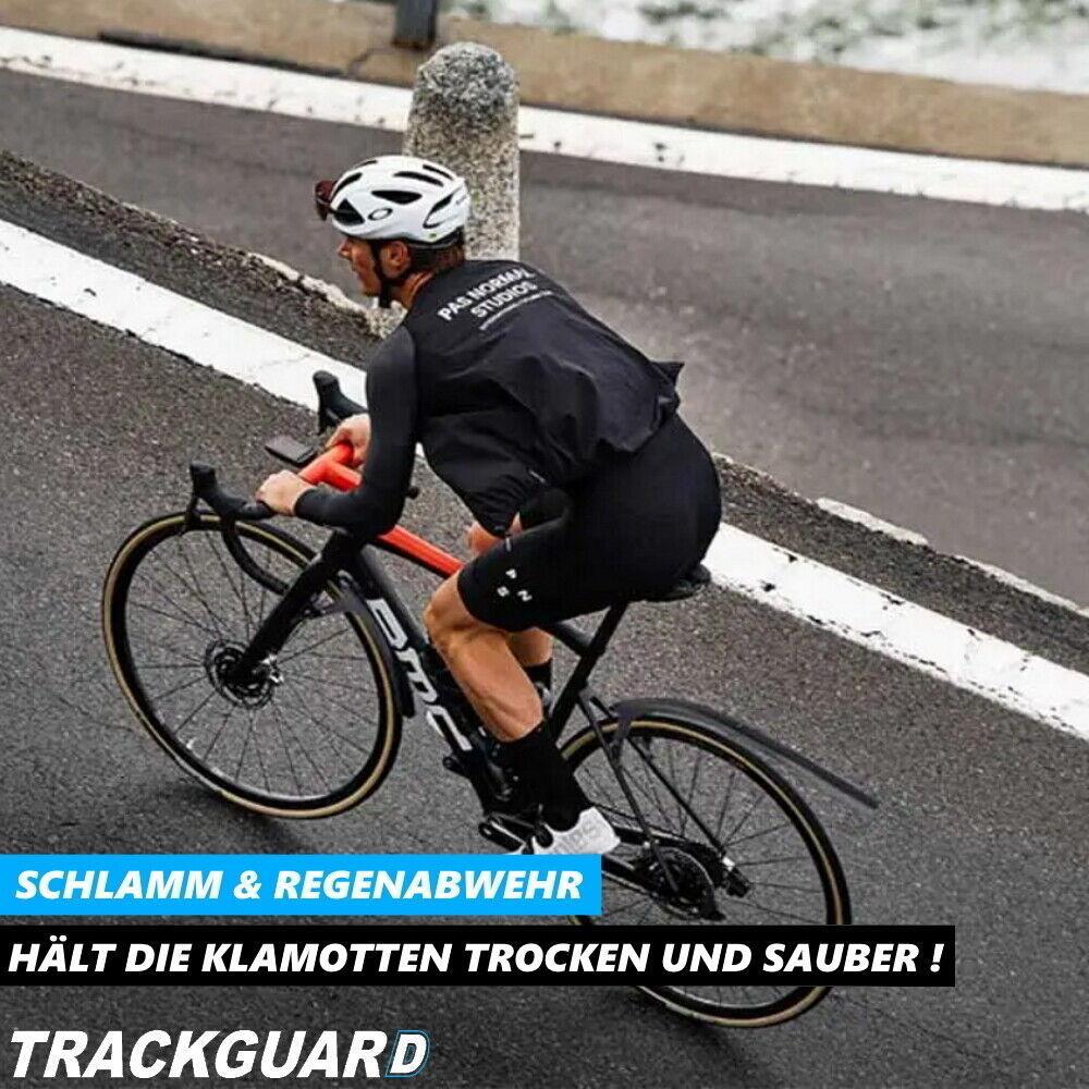 TRACKGUARD Fahrrad Schutzbleche Set Mudguard Vorne Hinten Radschutz Spritzschutz