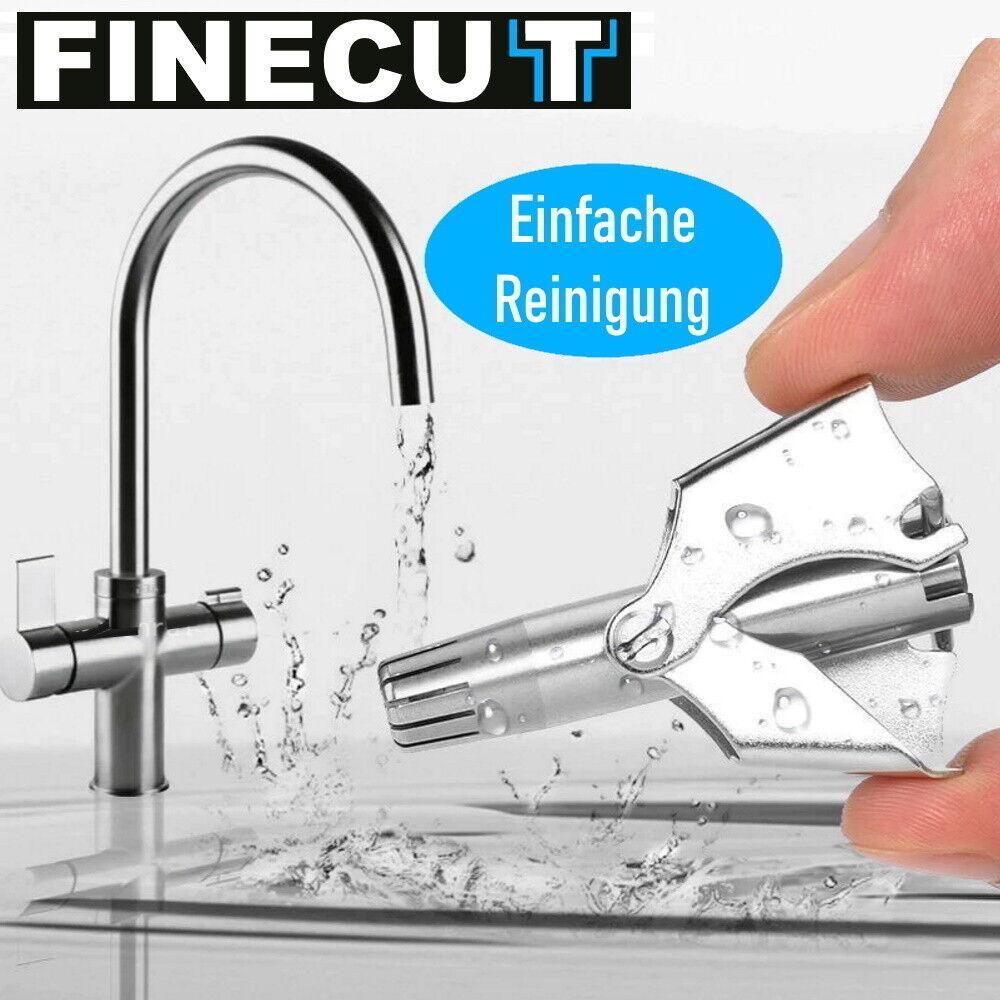 FINECUT Nasenhaarschneider Nasenhaartrimmer Ohrhaartrimmer Nase Ohr Haartrimmer