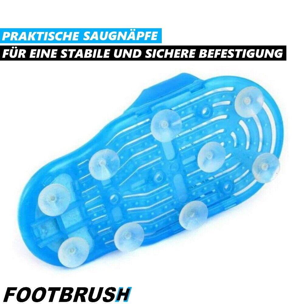 FOOTBRUSH Fußwaschbürste Dusch-Fußbürste Peeling Massage Fuß Reinigung Bimsstein
