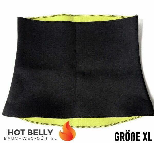HOTBELLY Bauchweggürtel Belt Abnehmen Bauchtrainer Schwitzgürtel Neopren Gürtel