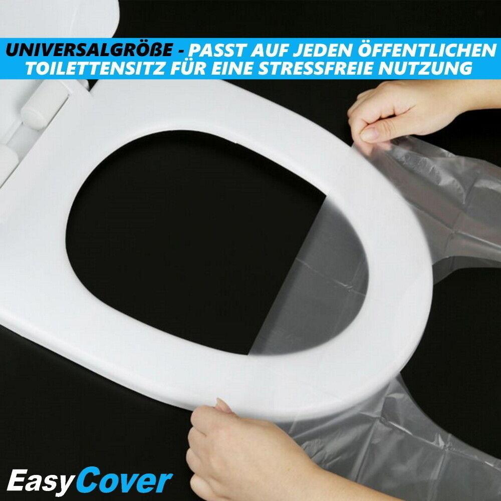 EASYCOVER Einweg Toilettenauflagen Toilettensitzbezug Sitzauflage WC Cover 50er