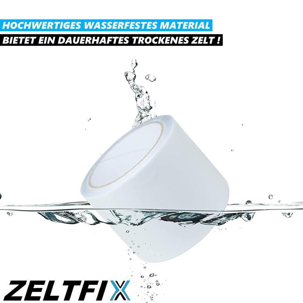 ZELTFIX Reparatur Klebeband Reparaturband Zelt Pool Wasserdicht transparent