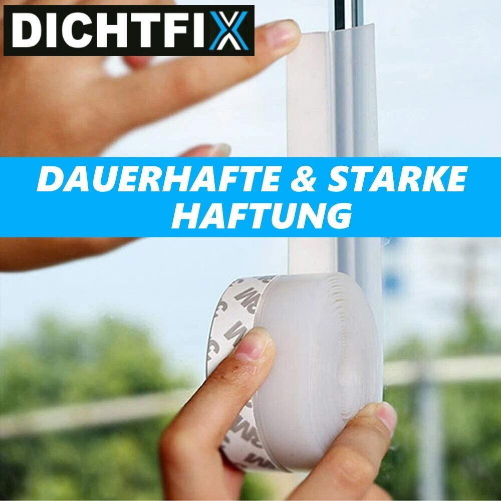 DICHTFIX Silikon Dichtungsstreifen Silikondichtstreifen Türbodendichtung