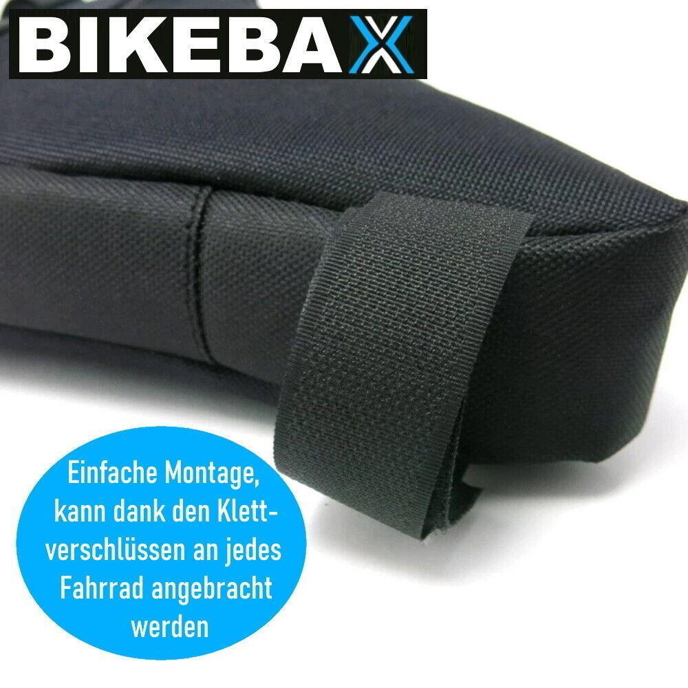 BIKEBAX Fahrrad Rahmentasche Fahrradtasche Dreieckstasche +Reifen Reparatur Set