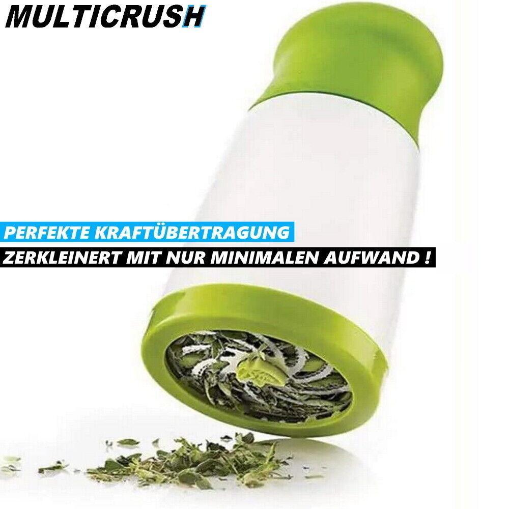MULTICRUSH Multizerkleinerer Multihacker Grinder Kräuter Gemüse Reibe manuell