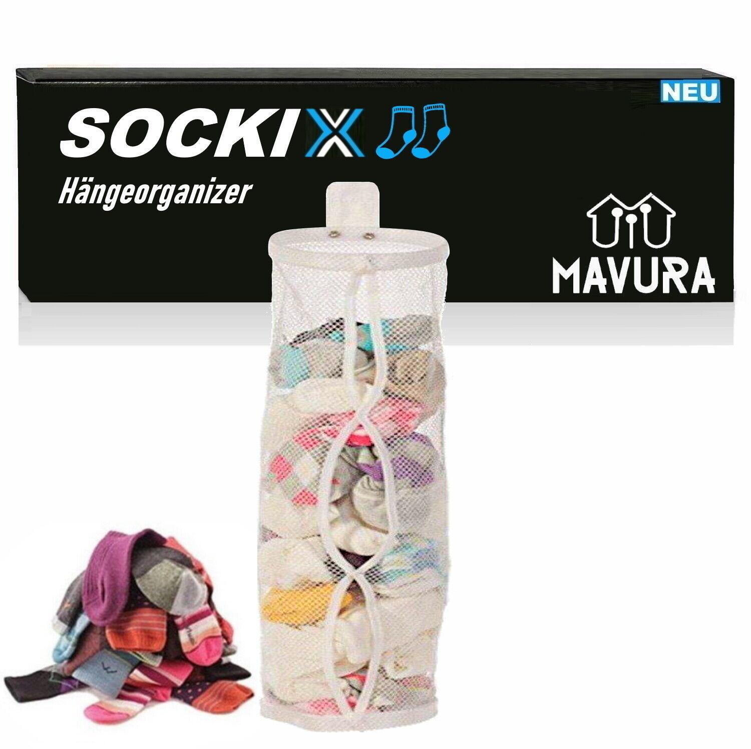 SOCKIX Hänge Organizer Hängeaufbewahrung Hängeregal Socken Unterwäsche