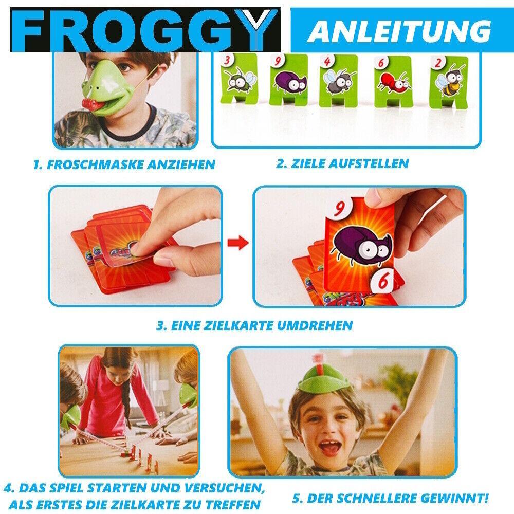 FROGGY Fängst du den Käfer? Familienspiel Gesellschaftsspiel Partyspiel ab 4J.