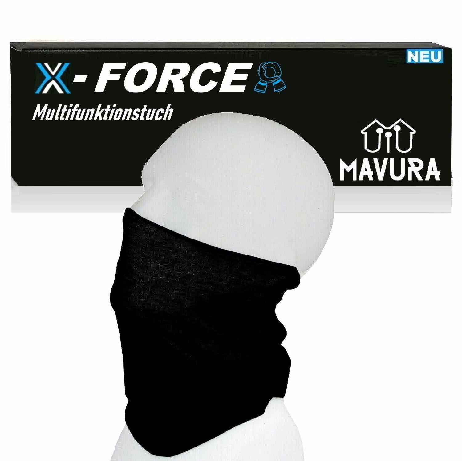 X-FORCE Multifunktionstuch Schlauchschal Bandana Halstuch Herren Damen Motorrad