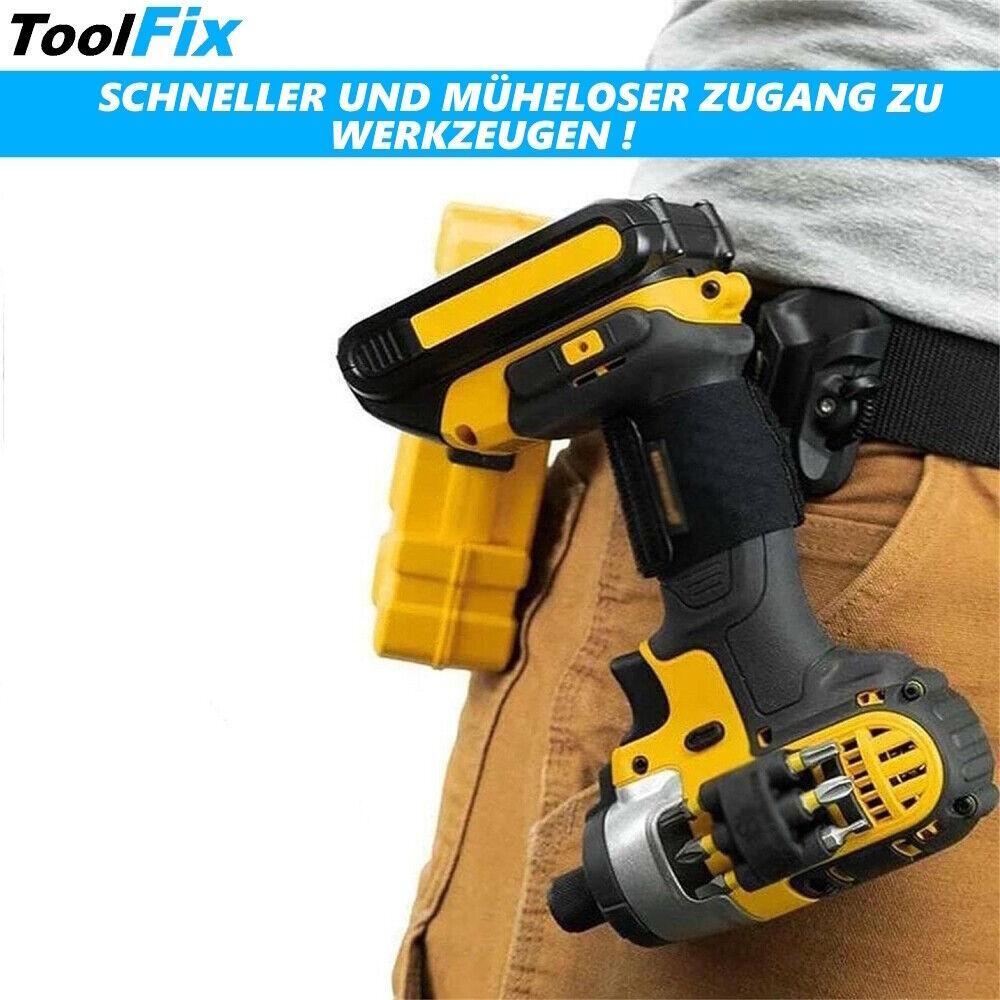 ToolFix Profi Gürteltasche Holster Akkuschrauber Bohrer Werkzeuggürtel Tasche