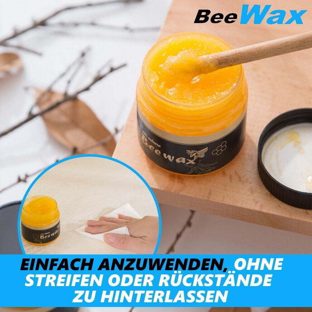 BeeWax Original natürliches Bienenwachs Möbelpflege Politur Möbelwax Holzpflege