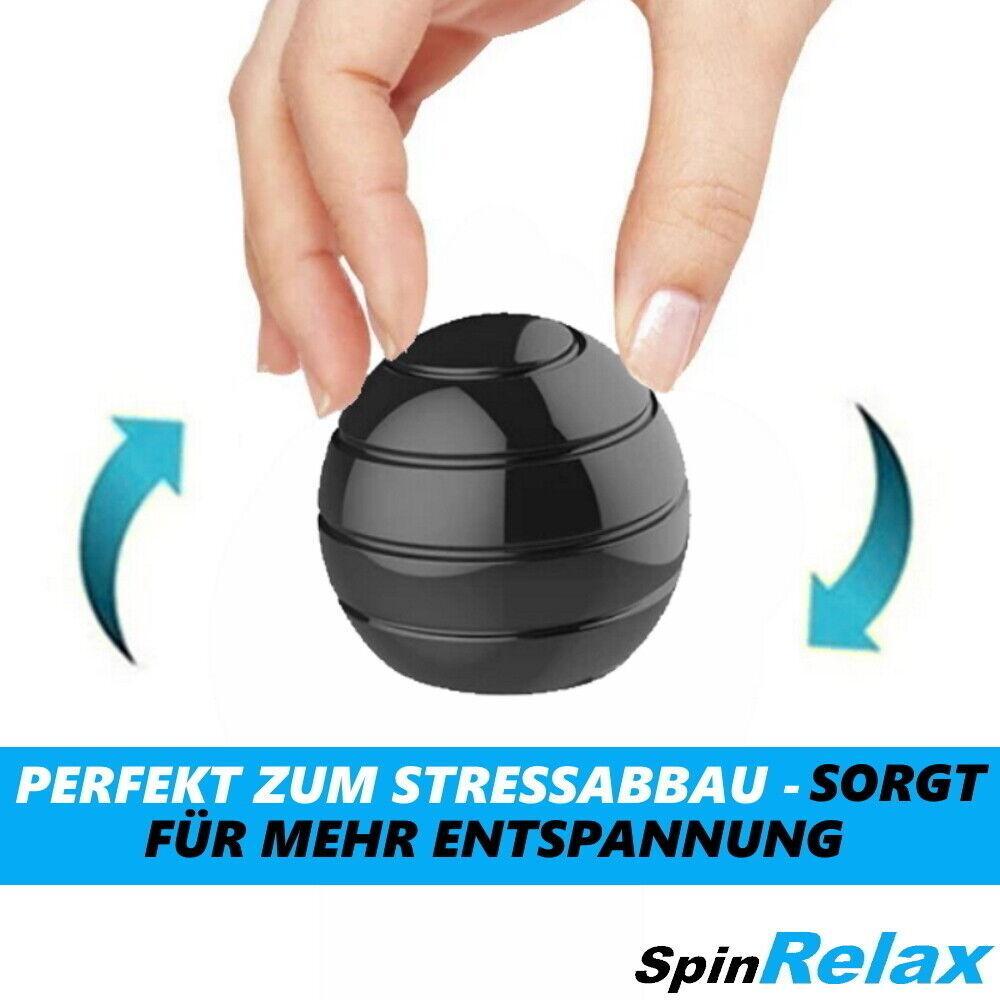 SpinRelax Kinetic Metal Spinner Ball Stress Anti Angst Schreibtischspielzeug