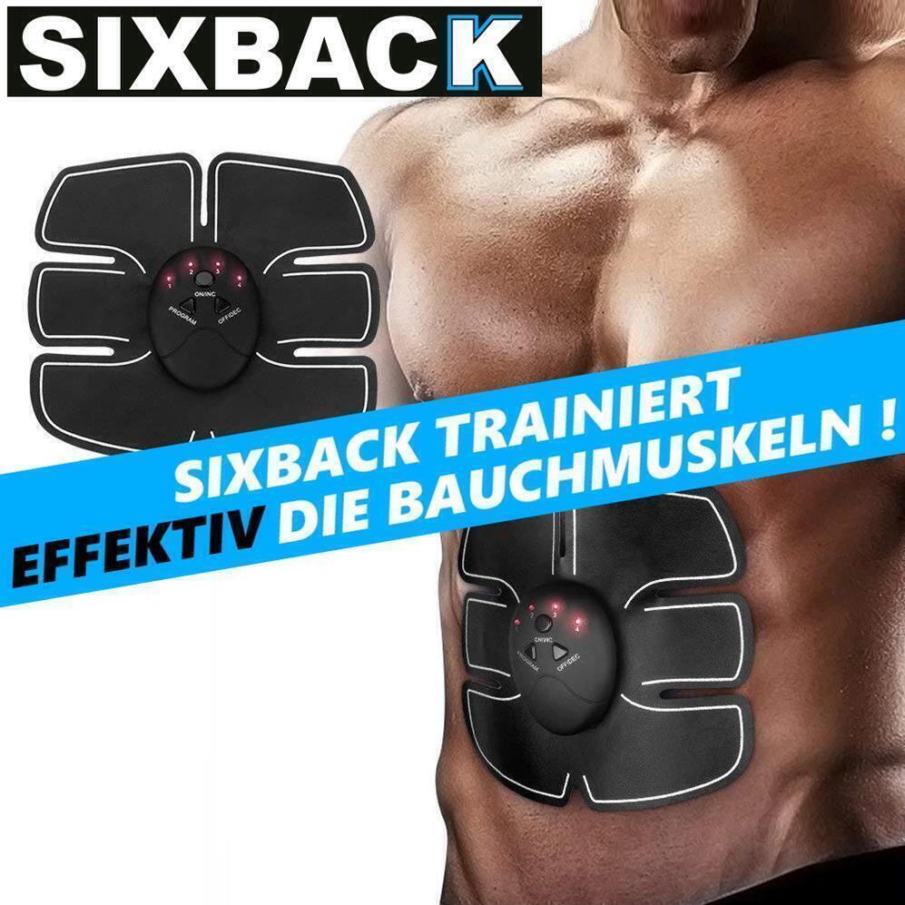 SIXBACK Sixpack EMS Bauchmuskeltrainer Elektro Trainingsgerät Stimulator Trainer