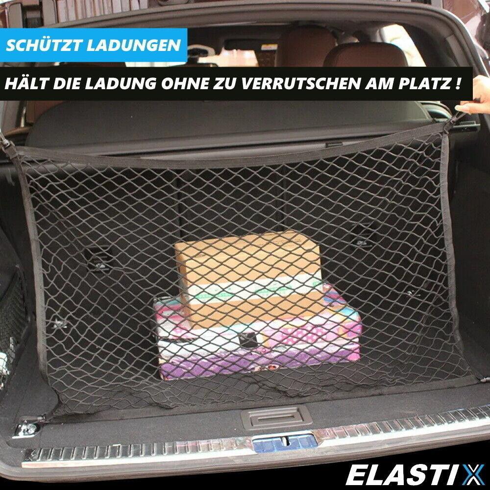 ELASTIX Kofferraumnetz Auto Gepäcknetz Trennetz Abdecknetz Transportnetz Ladung