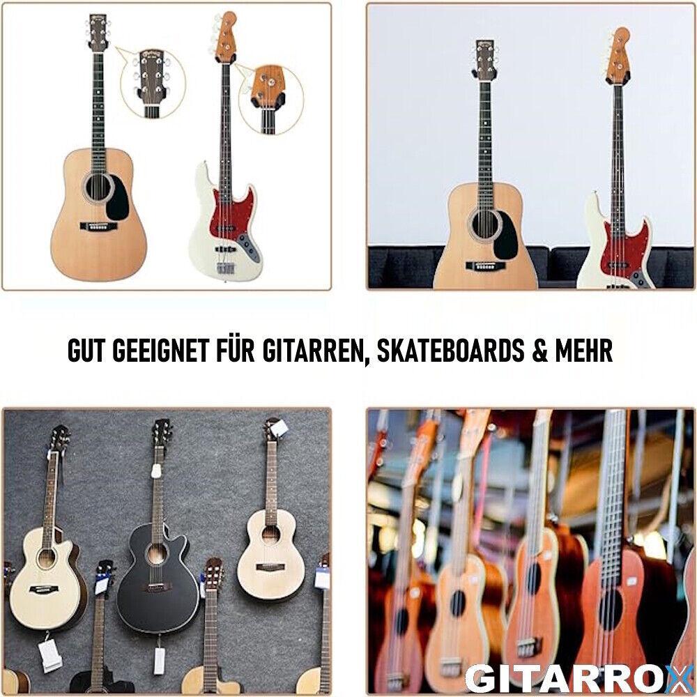 GITARROX Gitarrenwandhalter Gitarrenhalter Wandhalterung Gitarren Ständer Stativ