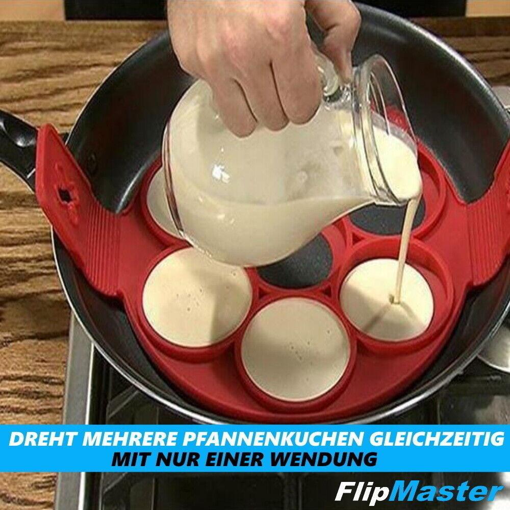 FlipMaster Flipper-Form Pfannenwender Silikon Pfannkuchen Wender Küchenhelfer