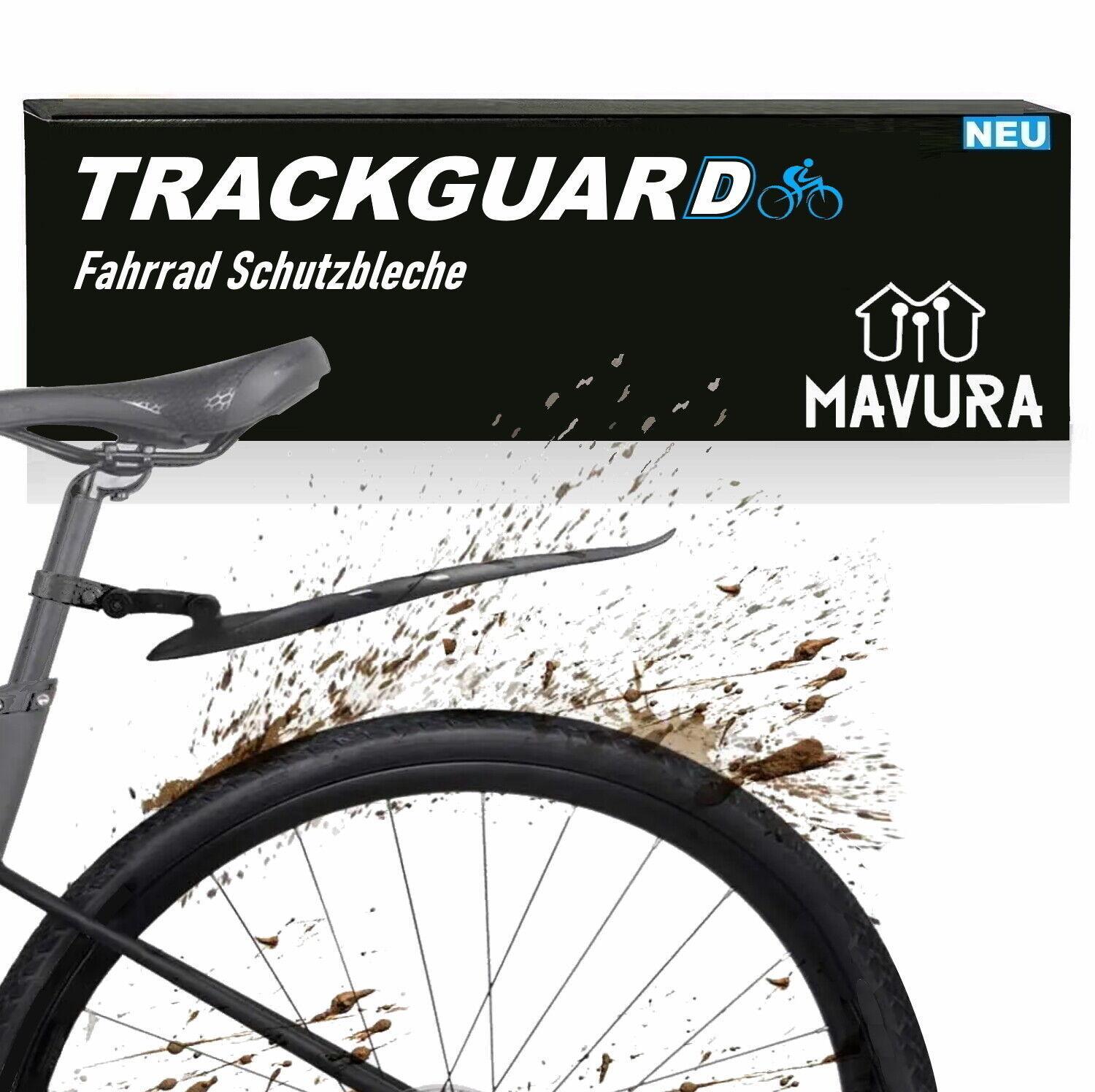 TRACKGUARD Fahrrad Schutzbleche Set Mudguard Vorne Hinten Radschutz Spritzschutz