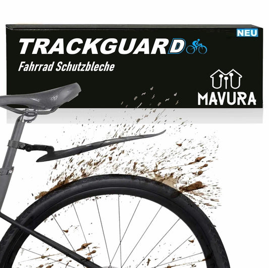 TRACKGUARD Fahrrad Schutzbleche Set Mudguard Vorne Hinten Radschutz Spritzschutz