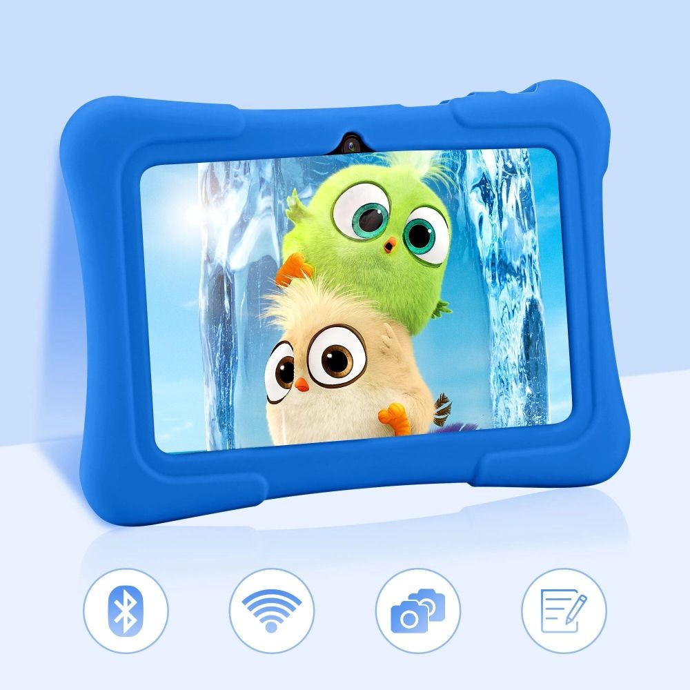 PRITOM 7 Zoll Kinder-Tablet Android 10 32GB WLAN Bluetooth Lern-Apps DE.