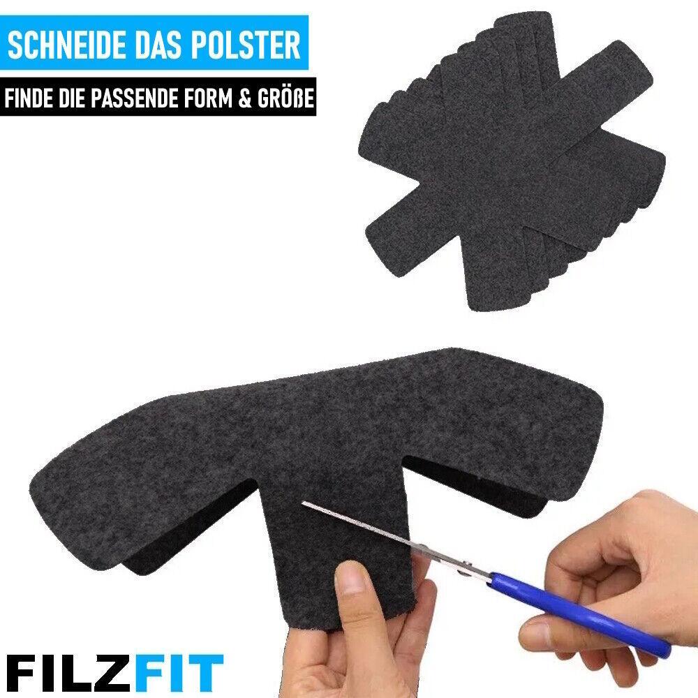 FILZFIT Pfannenschutz Filz Kratzschutz Stapelschutz Topfschoner Topfschutz 5er