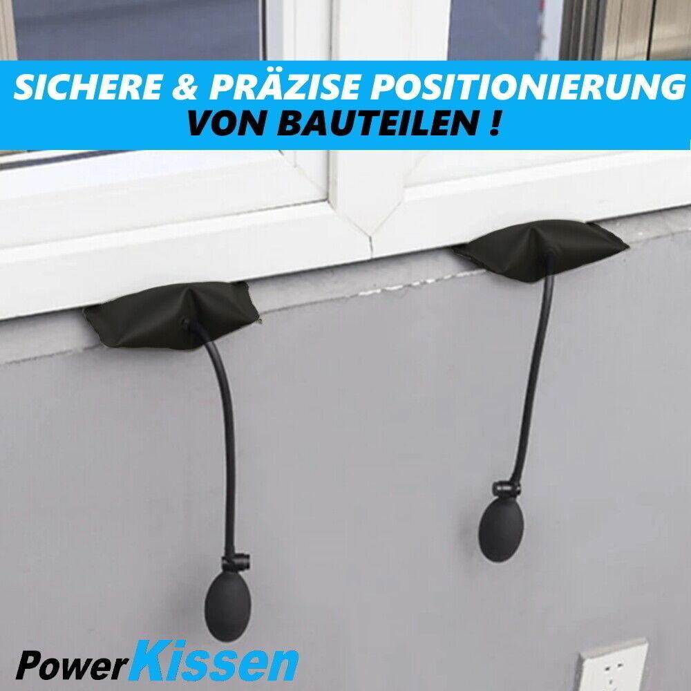PowerKissen Montagekissen Spreizkissen Montagehilfe Hebel Luftkissen Spanner