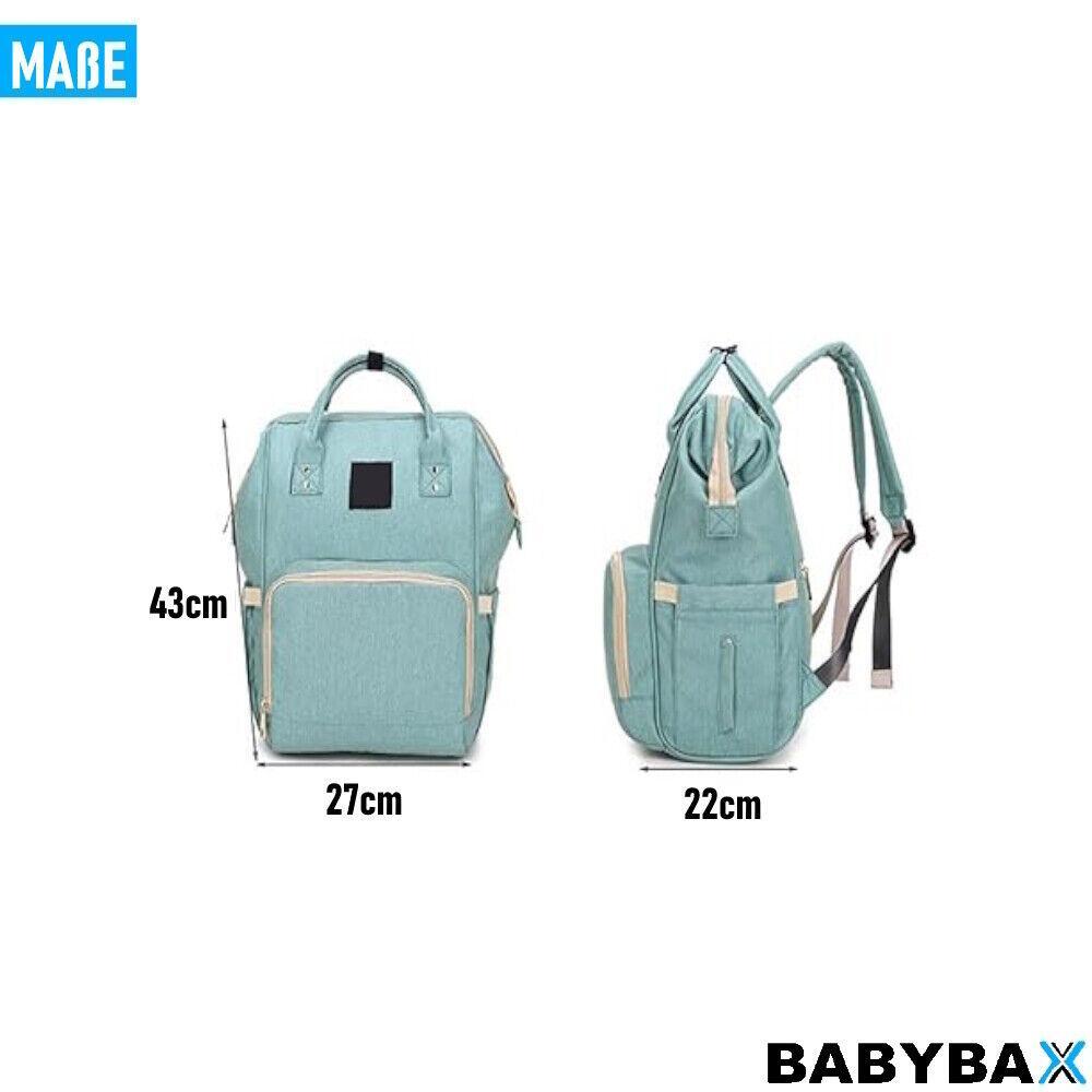 BABYBAX Wickeltasche Babytasche Wickelrucksack Baby Windelrucksack Mamatasche