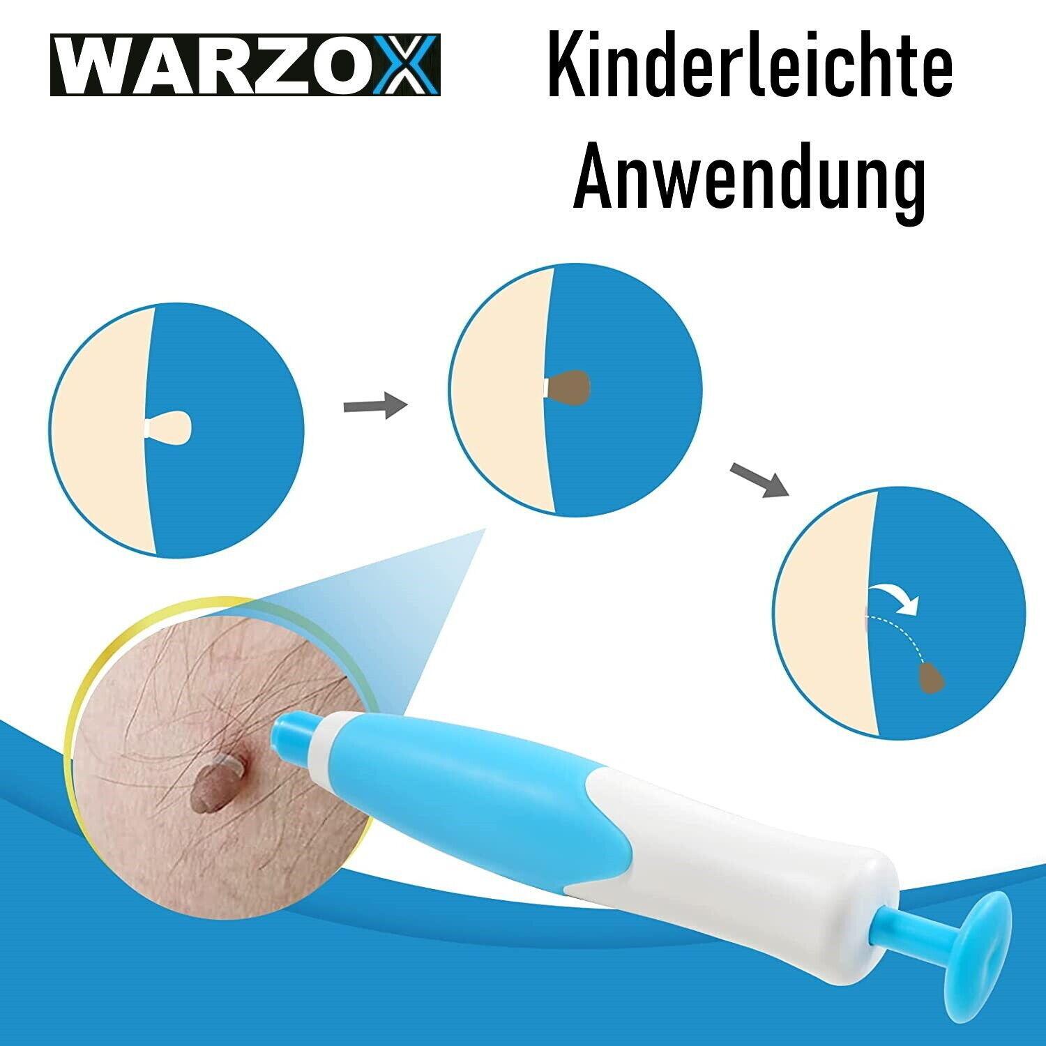 WARZOX Skin Tag Remover Kit Stielwarzen Set Fibrom Kosmetik Entferner 54tlg