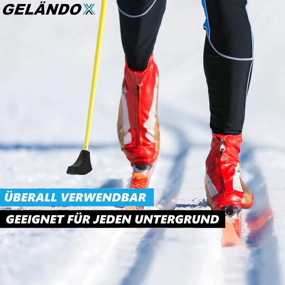 GELÄNDOX Wanderstöcke Aufsätze [14Stk] Nordic Walking Gummipuffer Trekking