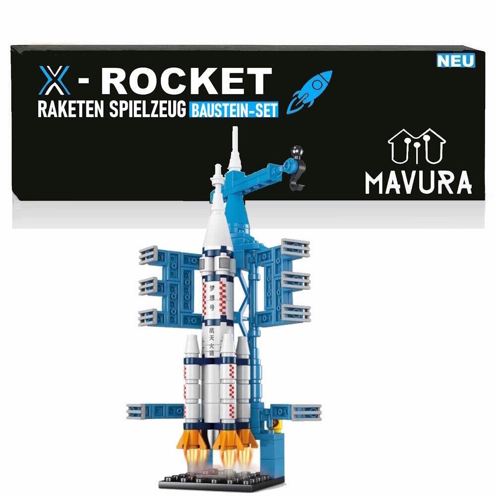 X-ROCKET Raketen Bausatz Spielbausteine Weltraumrakete Raumfahrt Bausteine 130tg