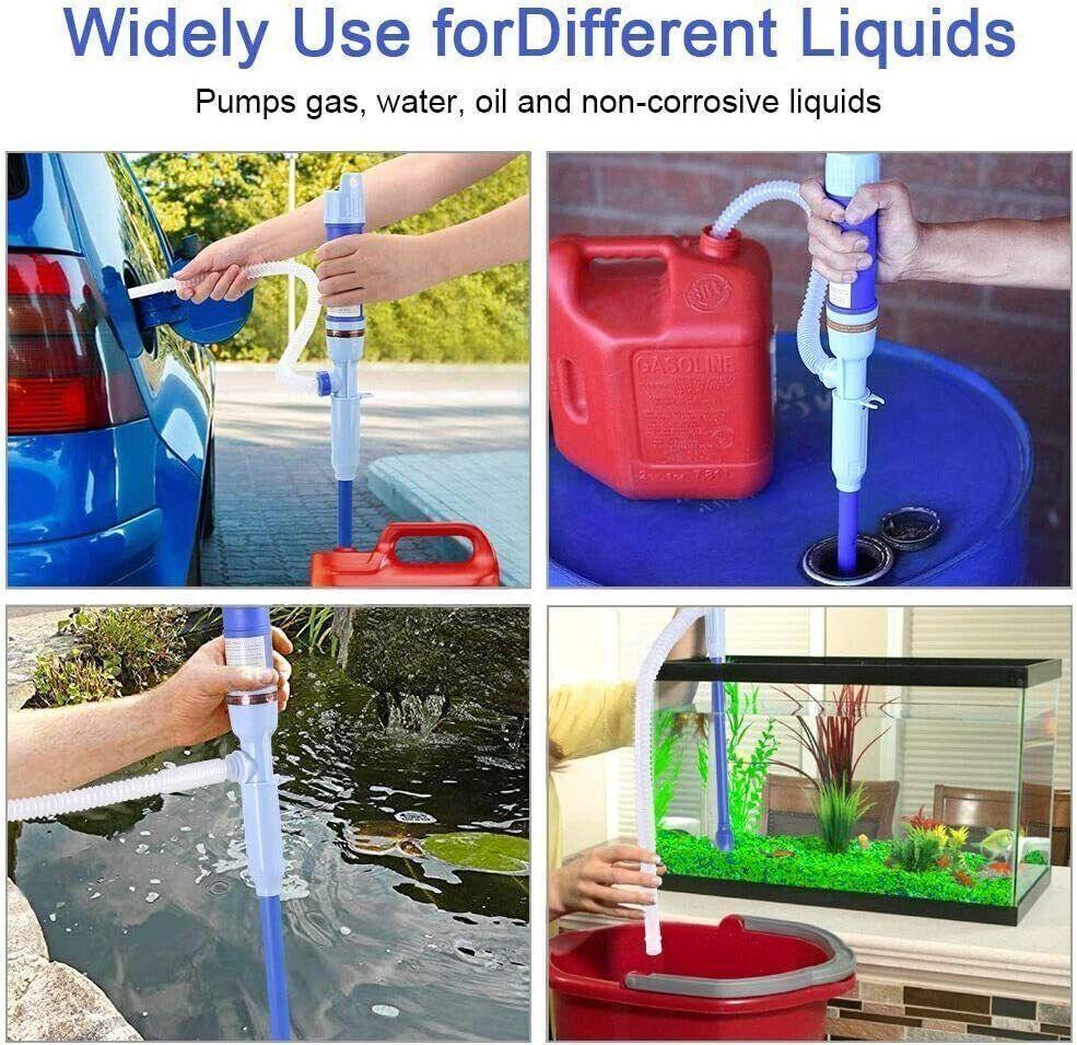 MCarparts Handpumpe Elektrisch Kanisterpumpe Wasserpumpe Benzinpumpe Umfüllpumpe