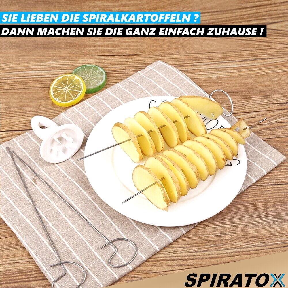 SPIRATOX Kartoffel Spiralschneider Kartoffelschneider Spiralkartoffel Chips