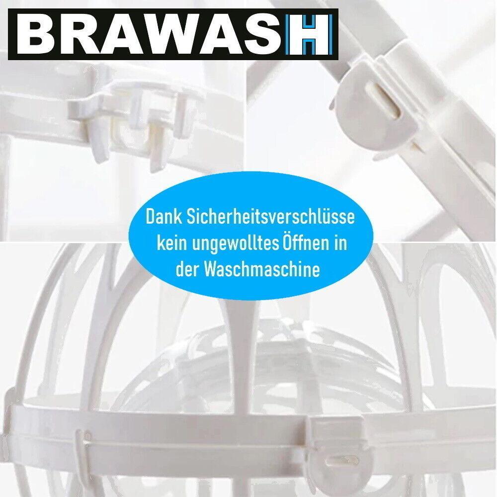 BRAWASH BH Waschkugel Wäschekugel Kugel Set Dessous Bustier Schoner Schutz Ball