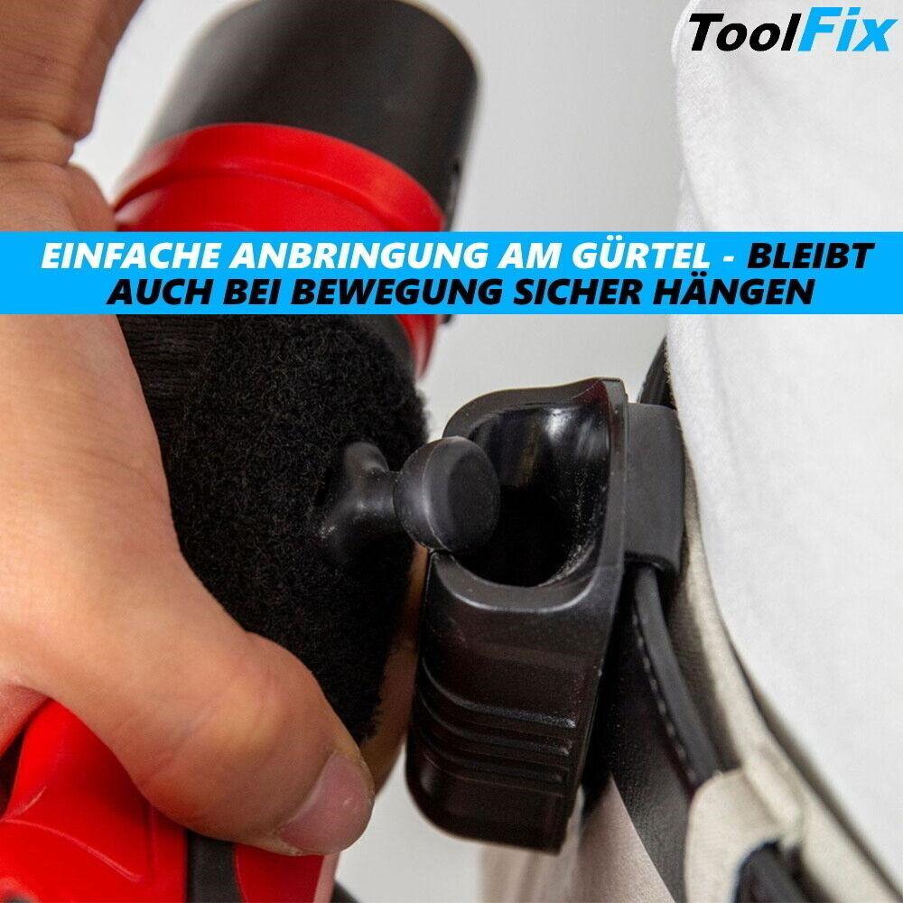 ToolFix Profi Gürteltasche Holster Akkuschrauber Bohrer Werkzeuggürtel Tasche