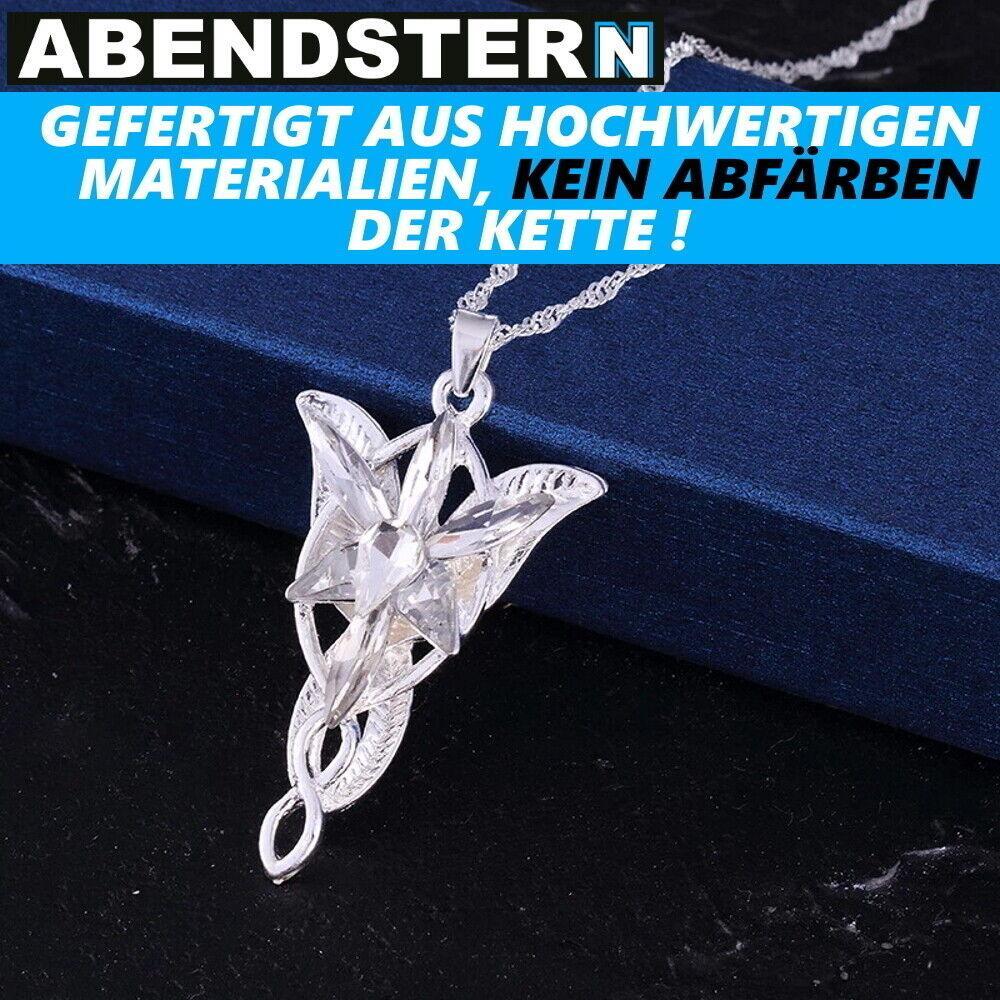 ABENDSTERN Kette aus Tombak Herr der Ringe Hobbit Arweb Replik Schmuckstück