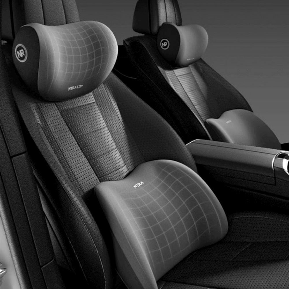 Nackenkissen Memory Foam Auto Kopfstütze Lendenkissen Rückenstütze DE.