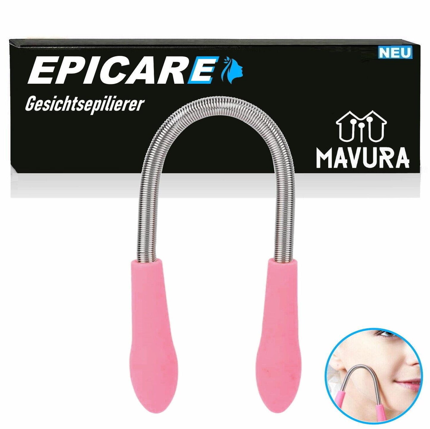 EPICARE Epilierer Gesichts Haarentferner Epilator Epiliergerät Pinzette Epistick