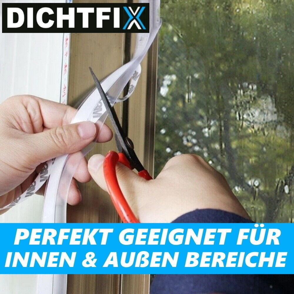 DICHTFIX Silikon Dichtungsstreifen Silikondichtstreifen Türbodendichtung