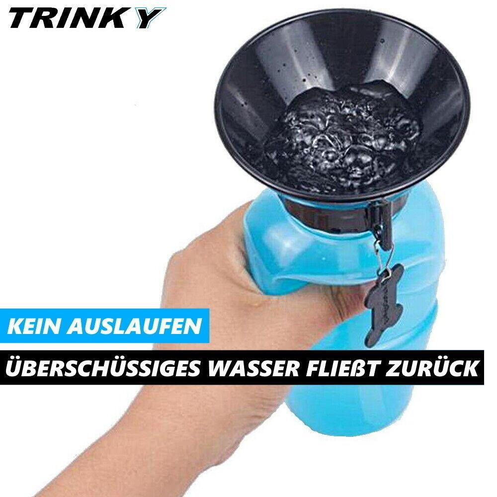 TRINKY Hundetrinkflasche Hunde Wasserflasche Trinknapf Wassernapf Trinkflasche