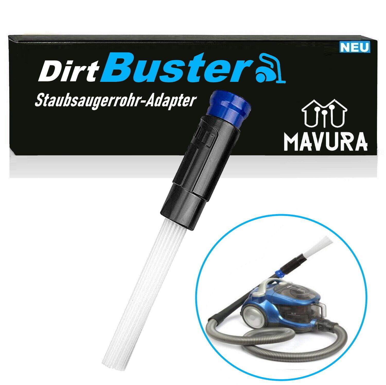 DirtBuster Staubsaugerbürste Pinsel Aufsatz Universal Adapter Möbelbürste fein