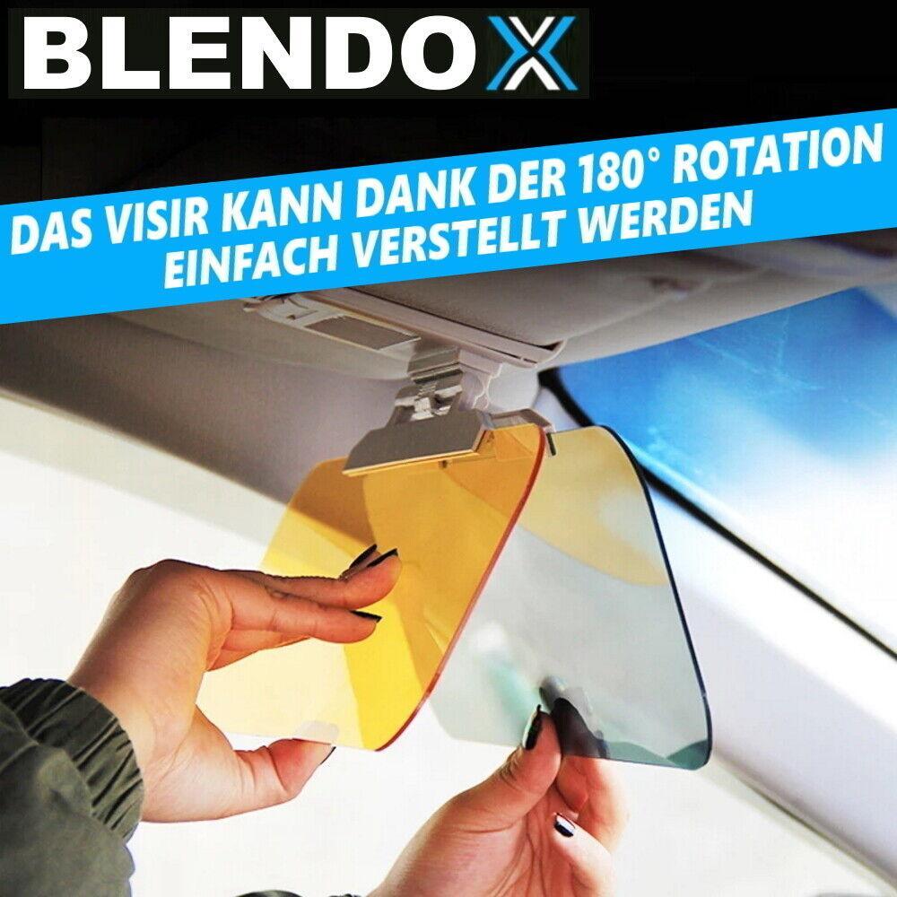 BLENDOX Blendschutz Sonnenschutz Sonnenblende Verlängerung Nachtsicht Visier KFZ