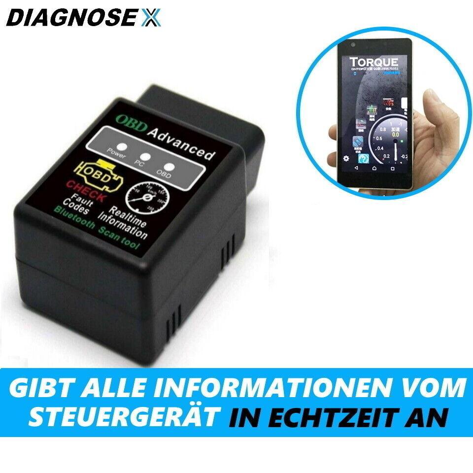 DIAGNOSEX Diagnosegerät Bluetooth OBD2 Autoscan iOS Iphone Windows Handy Adapter