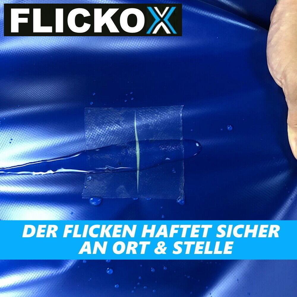 FLICKOX Reparaturflicken Set Pool Reparatur Flicken Poolflicken 18 Stück