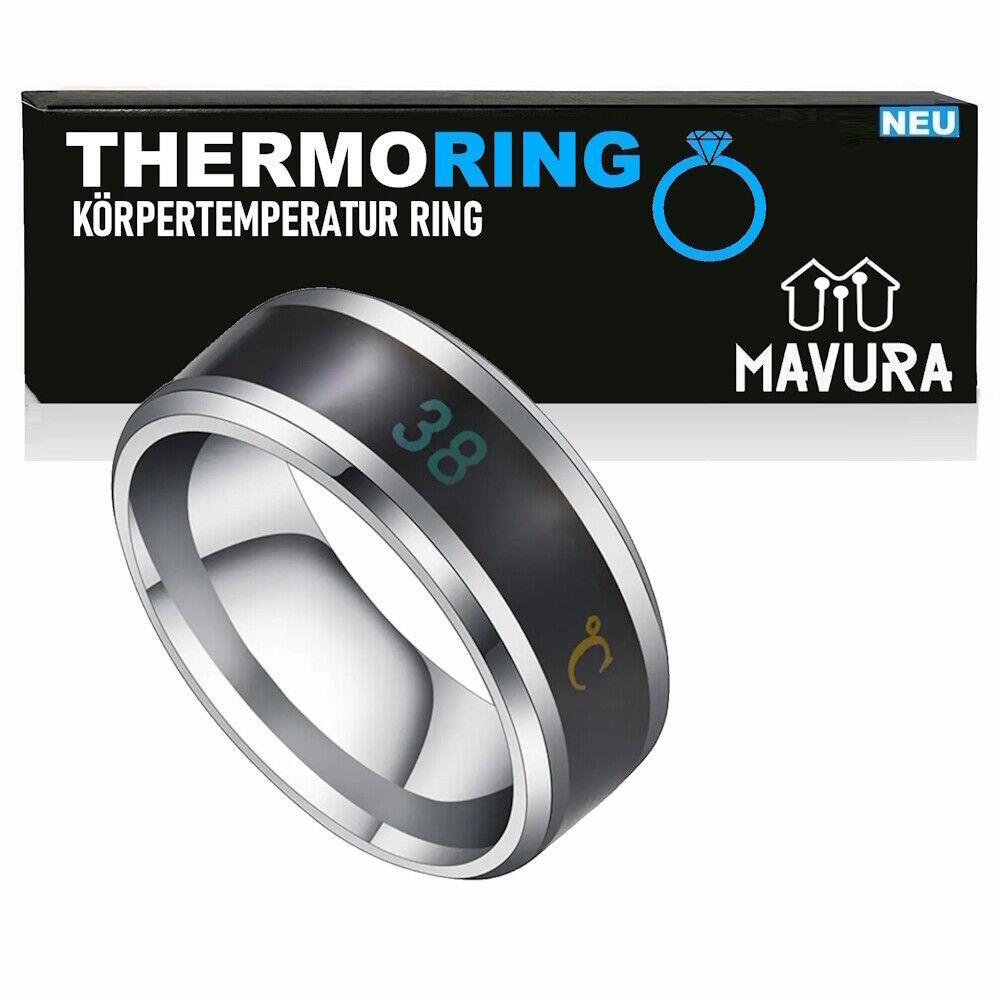 THERMORING Körpertemperatur Smart Ring Thermometer Intelligenter Temperatur Ring
